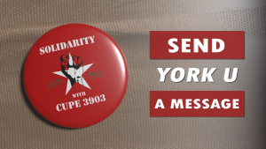 A picture that says "Send YorkU a message"